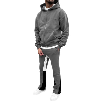 SIARR Dark Grey Flared Joggers