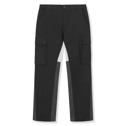 SIARR Flared Black Cargo Pants