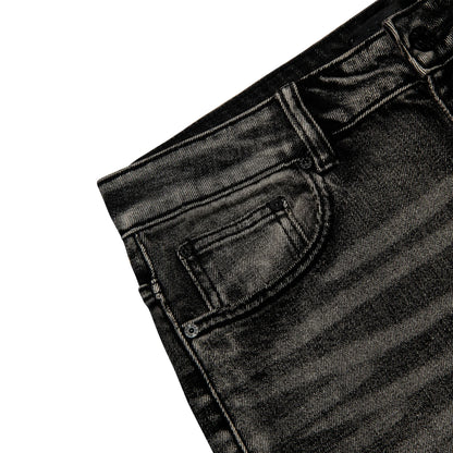 SIARR Flared Jeans Dark Grey