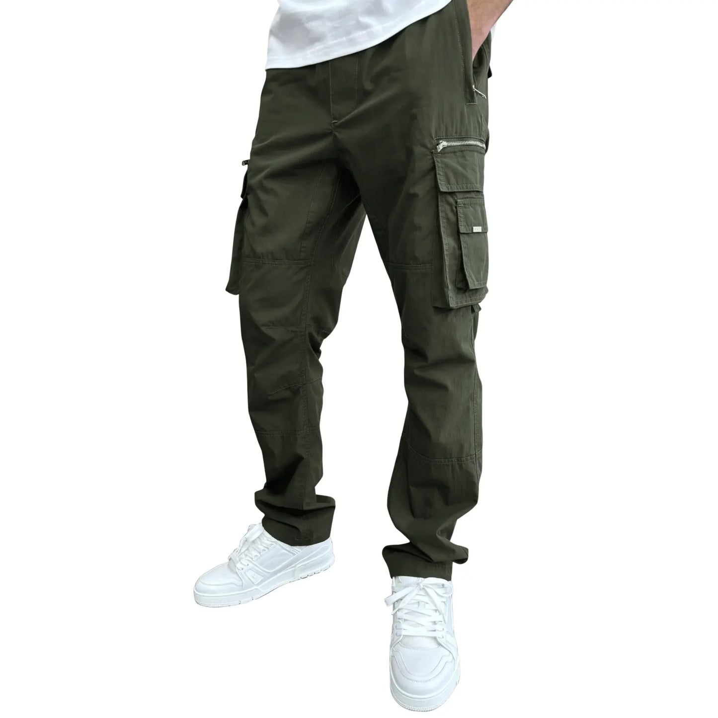 SIARR Military Dark Green Cargo Pants