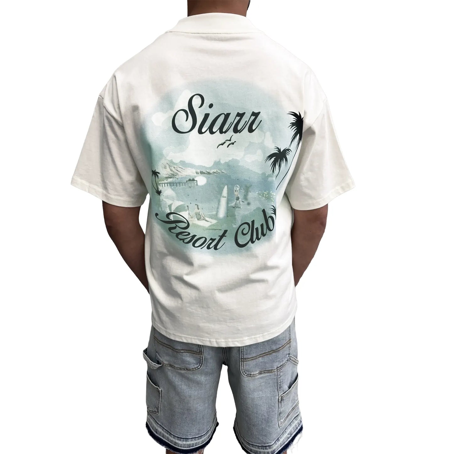 SIARR Resort Off White T Shirt