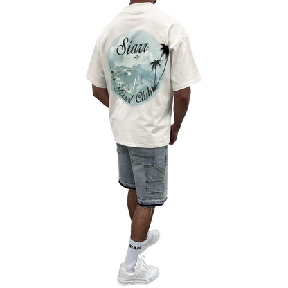 SIARR Resort Off White T Shirt