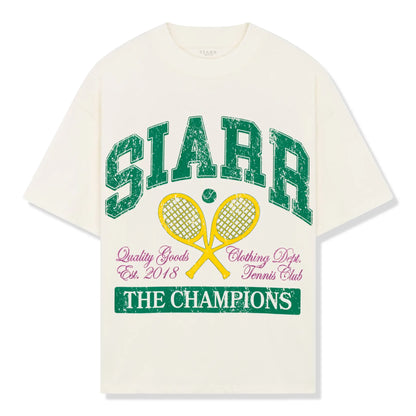 SIARR Tennis Off White T Shirt