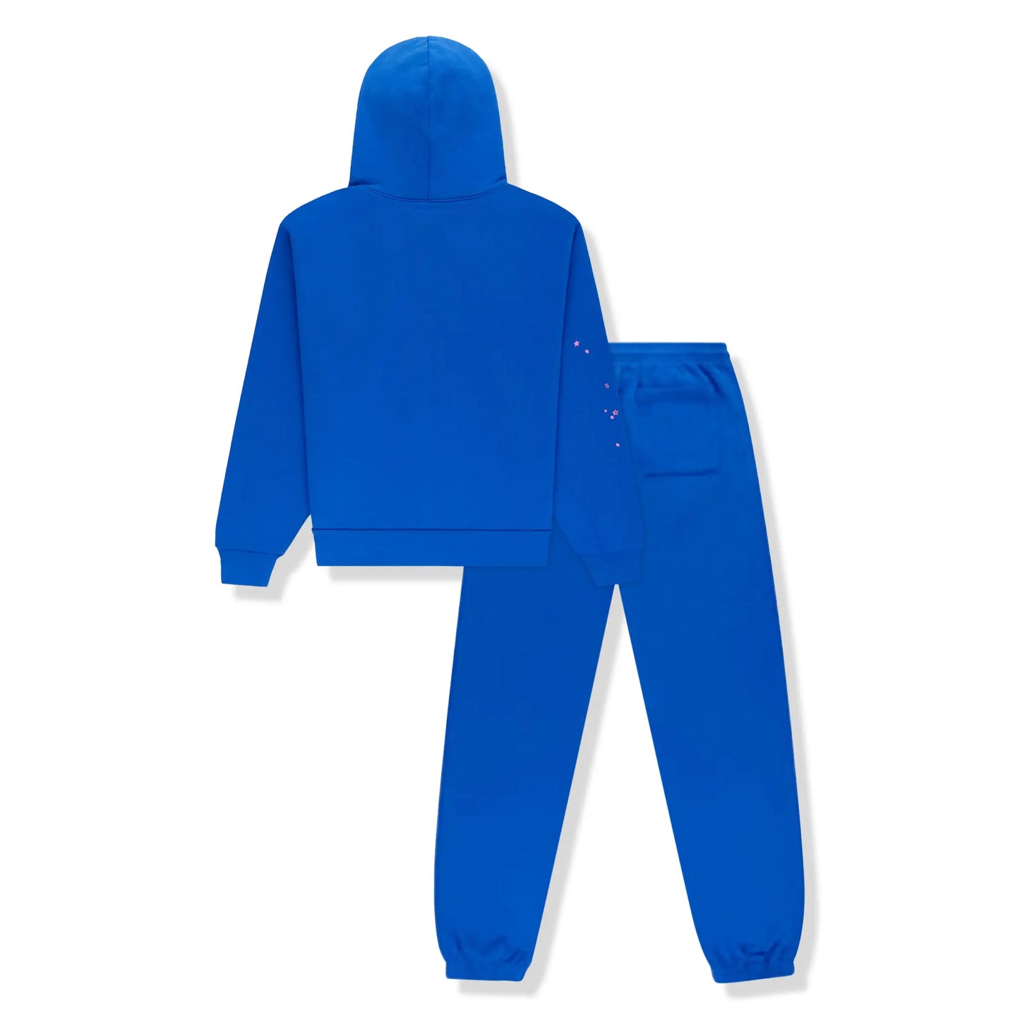 Sp5der Angel Number Blue Hoodie & Sweatpants