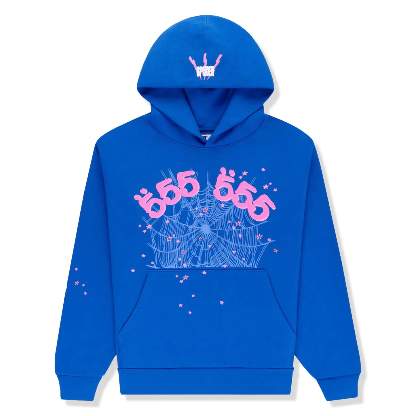 Sp5der Angel Number Blue Hoodie & Sweatpants