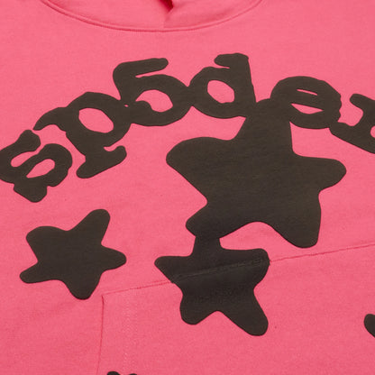 Sp5der Beluga Pink Hoodie