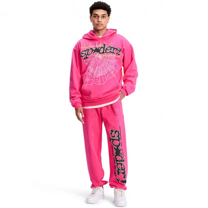 Sp5der P*nk V2 Pink Hoodie