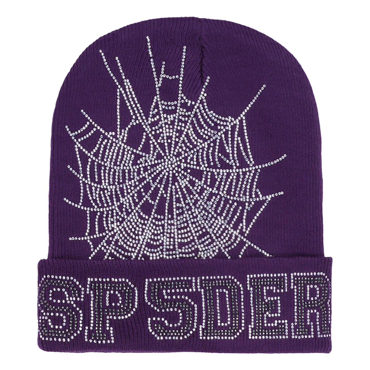 Sp5der Web Purple Beanie