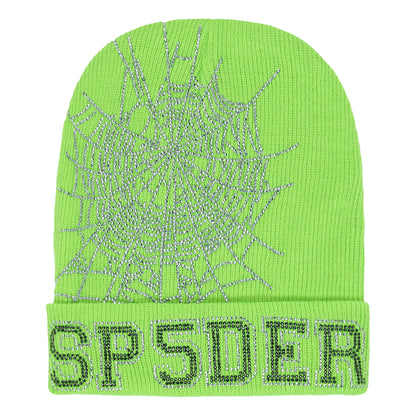 Sp5der Web Slime Green Beanie