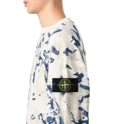 Stone Island Camouflage Textured Desert Sweatshirt