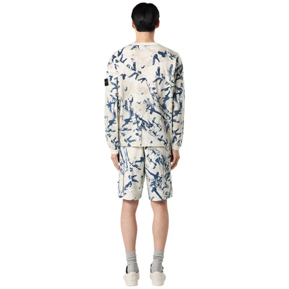 Stone Island Camouflage Textured Desert Sweatshirt