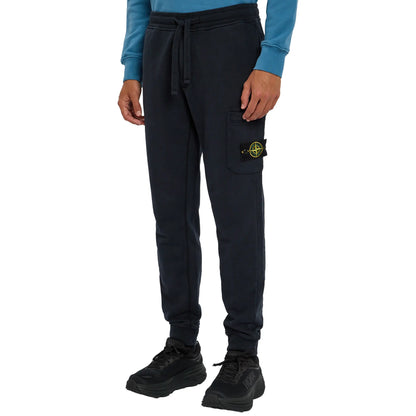 Stone Island Logo Navy Sweatpants