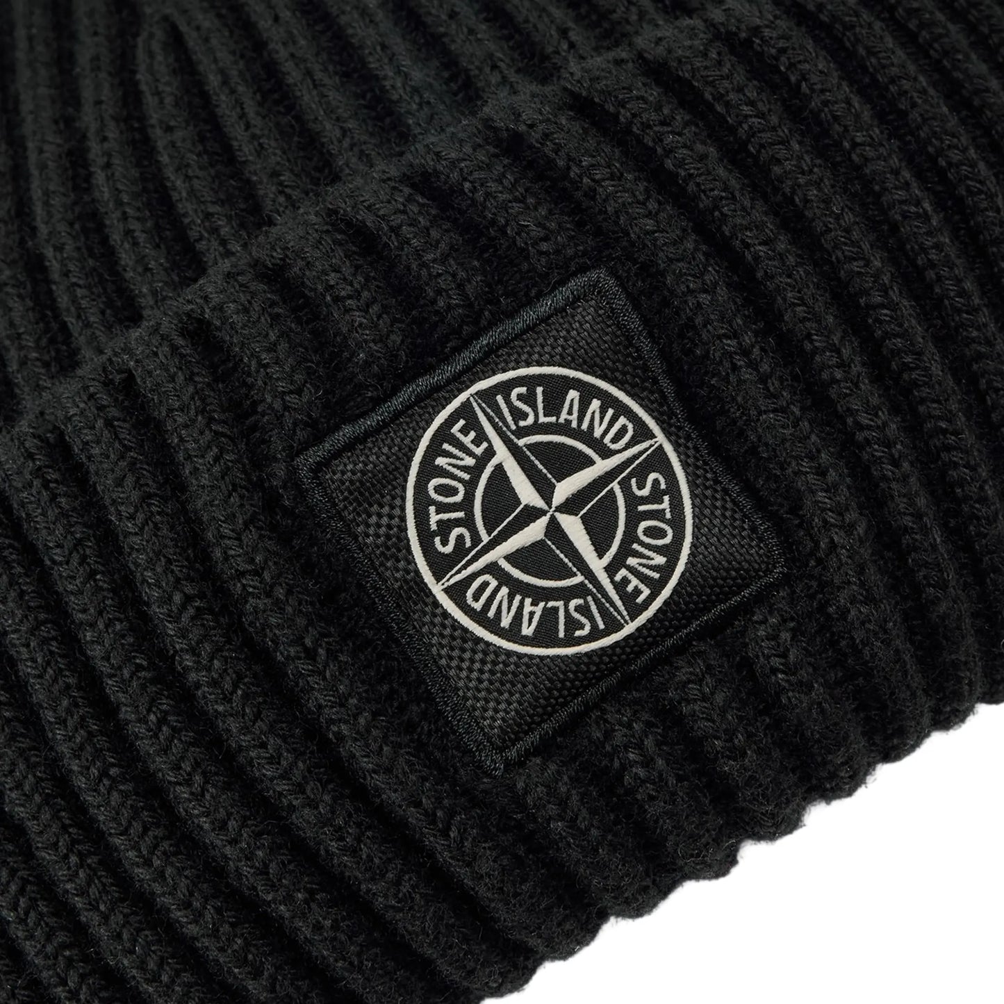 Stone Island Stone Logo Nero Beanie