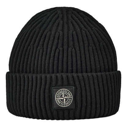 Stone Island Stone Logo Nero Beanie