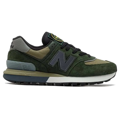 Stone Island x New Balance 574 Legacy Dark Green