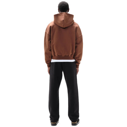 Summit Heavyweight Brown Zip-Up Hoodie