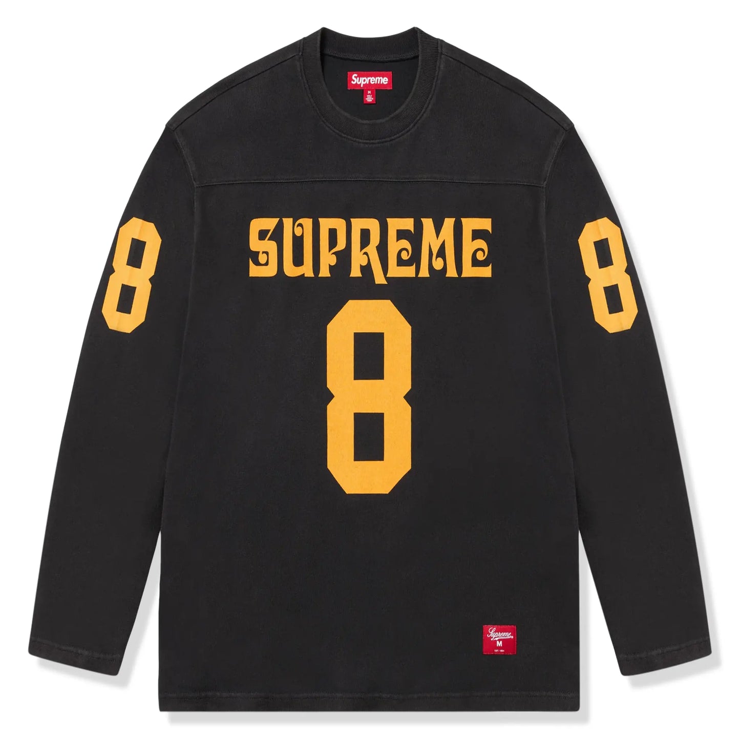 Supreme Affiliated L/S Black Football Top