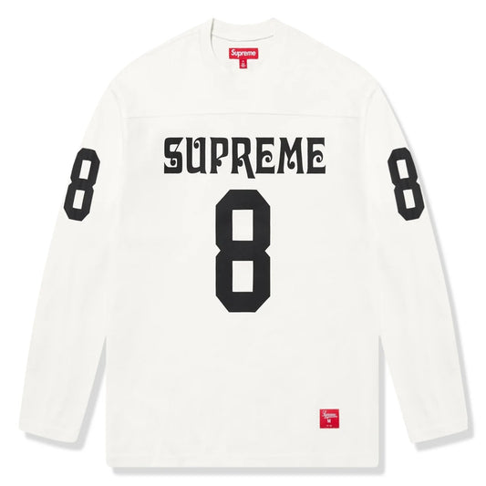 Supreme Affiliated L/S White Football Top