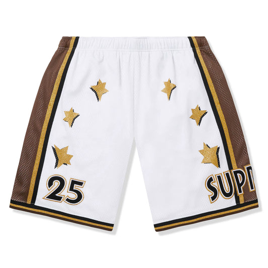 Supreme All Star Basketball White Shorts (SS25)
