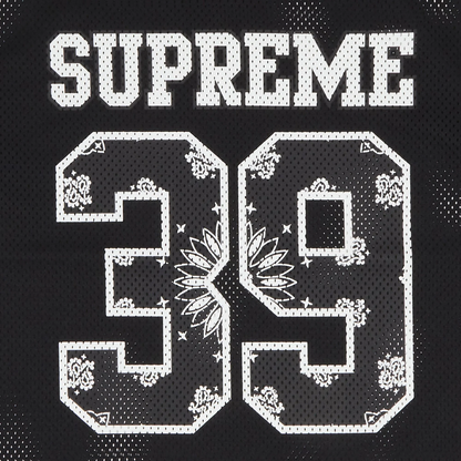 Supreme Bandana Black Football Jersey
