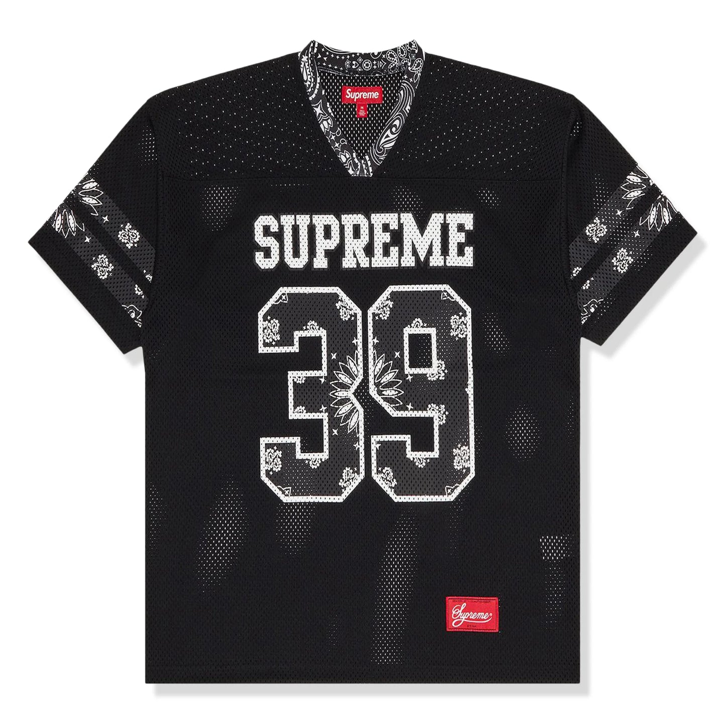 Supreme Bandana Black Football Jersey