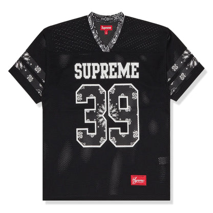 Supreme Bandana Black Football Jersey