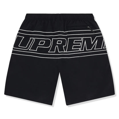 Supreme Big Logo Nylon Black Shorts