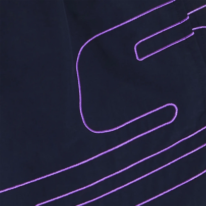 Supreme Big Logo Nylon Navy Shorts