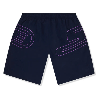 Supreme Big Logo Nylon Navy Shorts