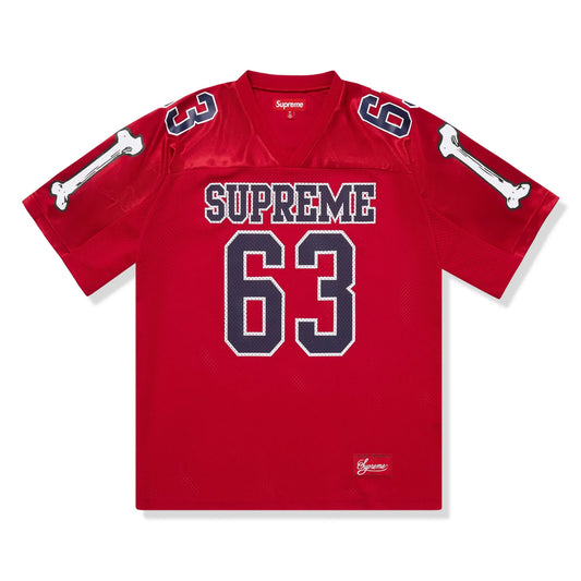 Supreme Bones Red Football Jersey (FW25)