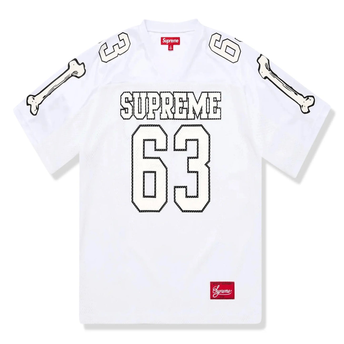 Supreme Bones White Football Jersey
