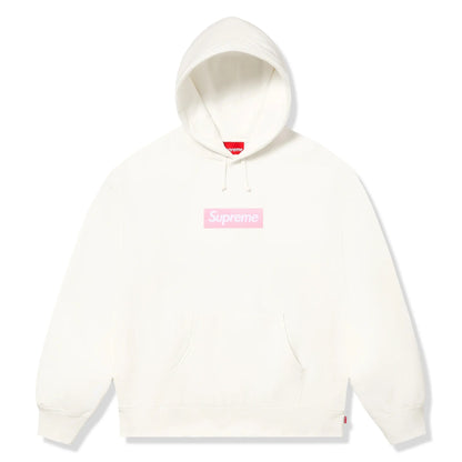 Supreme Box Logo White Hoodie (FW25)