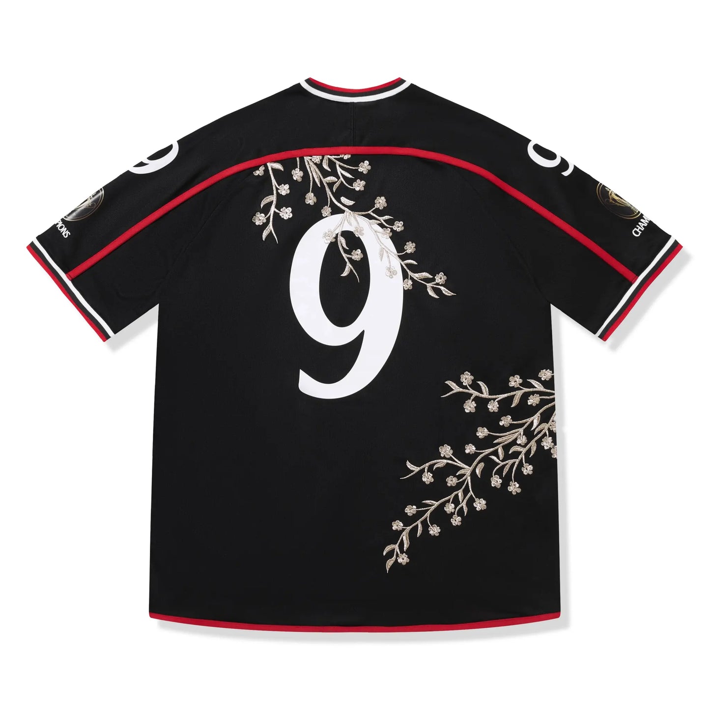 Supreme Floral Black Soccer Jersey (FW25)
