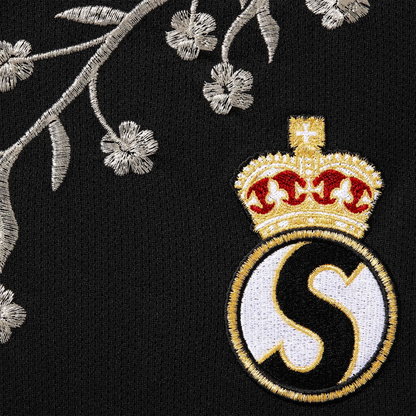 Supreme Floral Black Soccer Jersey (FW25)