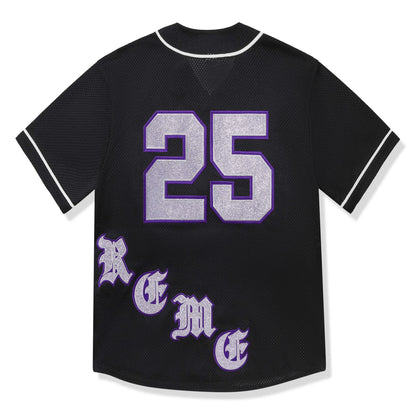 Supreme Old English Black Baseball Jersey