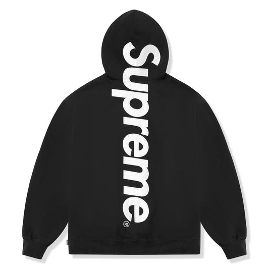 Supreme Satin Applique Black Hoodie