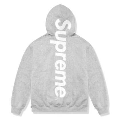 Supreme Satin Applique Heather Grey Hoodie