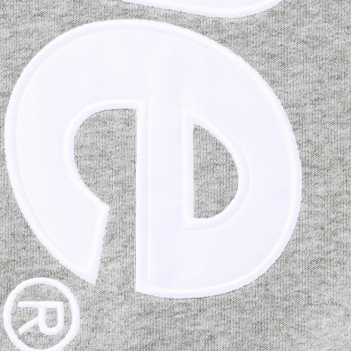 Supreme Satin Applique Heather Grey Sweatpants (FW24)