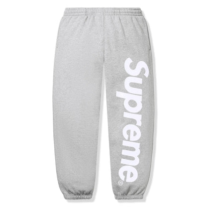 Supreme Satin Applique Heather Grey Sweatpants (FW24)