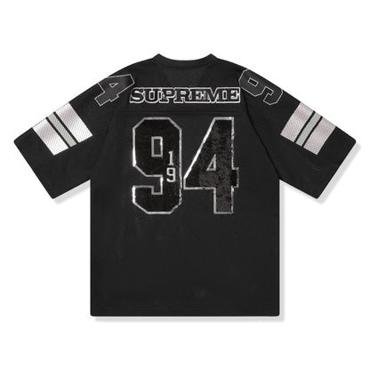 Supreme Sequin Black Football Jersey (FW25)
