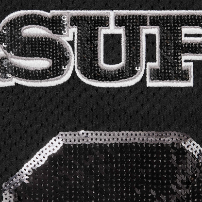 Supreme Sequin Black Football Jersey (FW25)