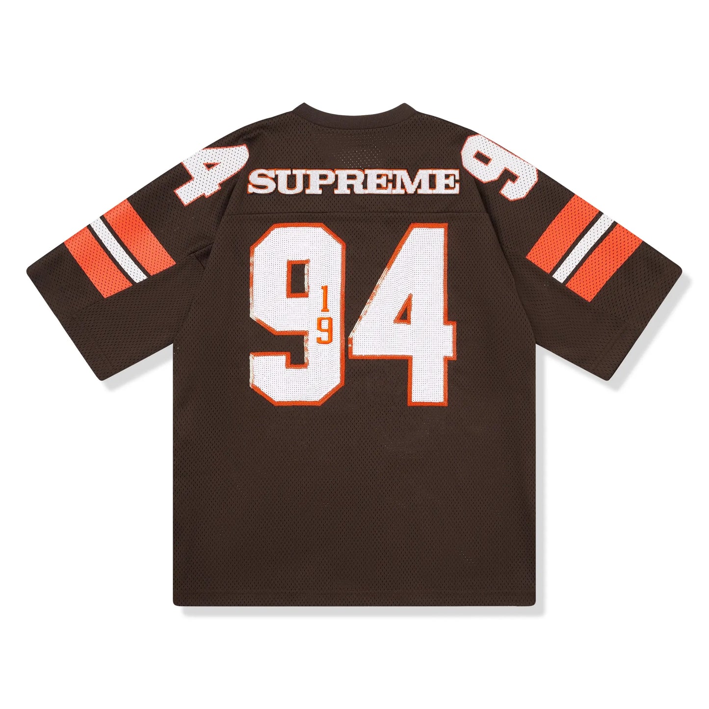 Supreme Sequin Brown Football Jersey (FW25)