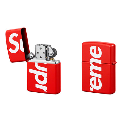 Supreme Logo Red Zippo