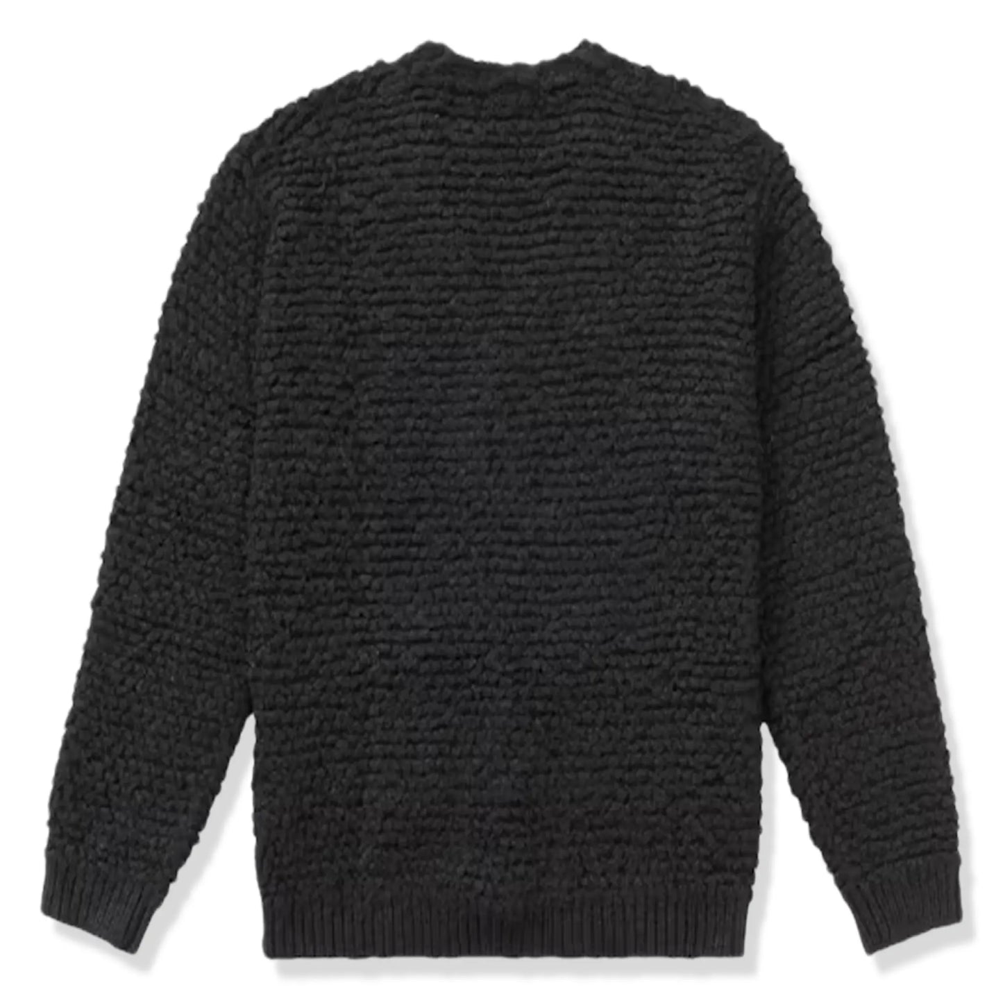 Supreme Textured Black Knotted Cardigan