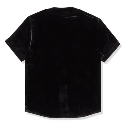 Supreme Velvet Black Baseball Jersey