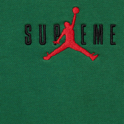 Supreme x Jordan Green Hoodie (FW24)