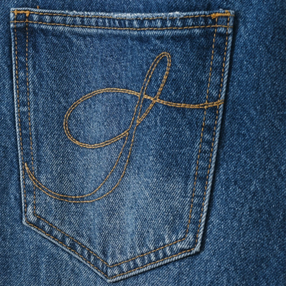 Syenti Released Hem Jeans Mid Blue