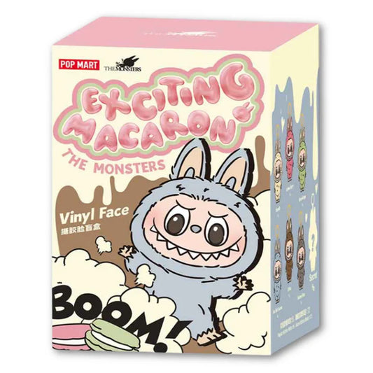 Pop Mart Labubu The Monsters Exciting Macaron Vinyl Plush Blind Box (Single)