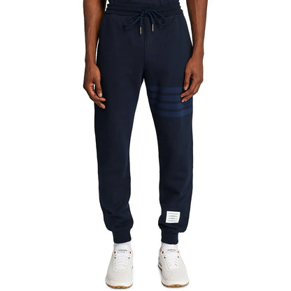 Thom Browne Classic Loopback 4-Bar Blue Sweatpants
