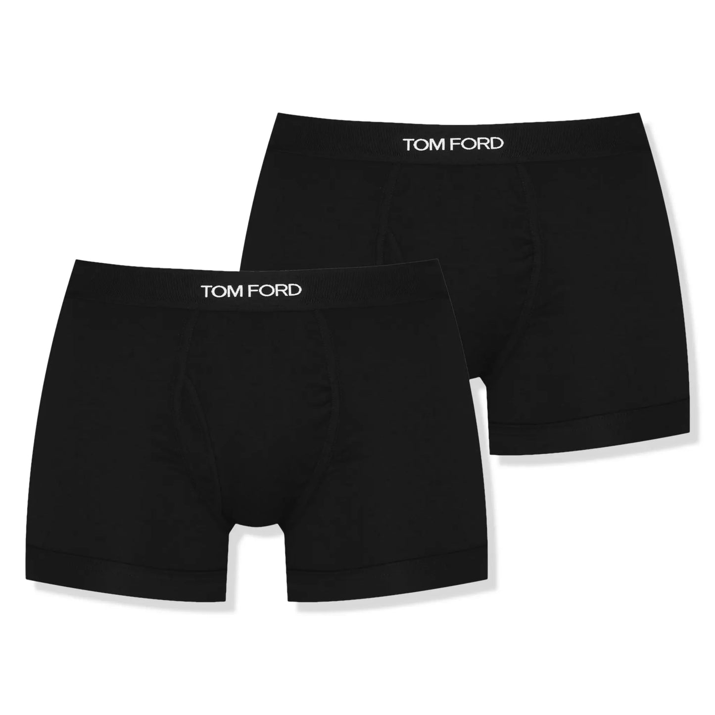 Tom Ford Cotton Black Boxer Briefs Two Pack
